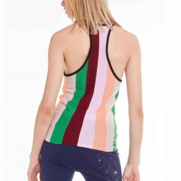 Wildfox Couture Sherbet Stripes Royce Tank Top New Size XS - Picture 3 of 3